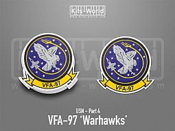 Kitsworld SAV Sticker - US Navy - VFA-97 Warhawks 